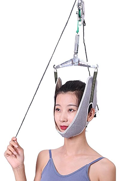Al Rayyan Sports Portable Neck Traction Swing for Pain Relief Spinal Decompression with Hook - Meking Tek