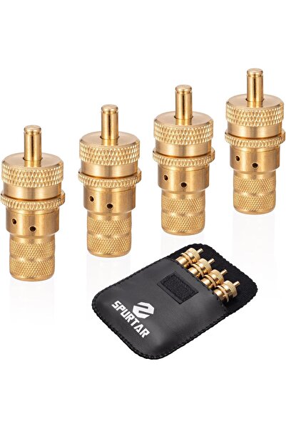 Spurtar طقم تفريغ الإطارات، قابل للتعديل بضغط 6-30 رطل لكل بوصة مربعة (عبوة م...