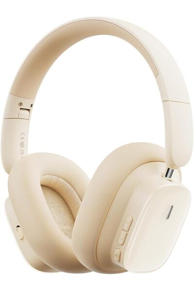 Baseus Bowie H1i Noise Cancelling Wireless Headphones - White