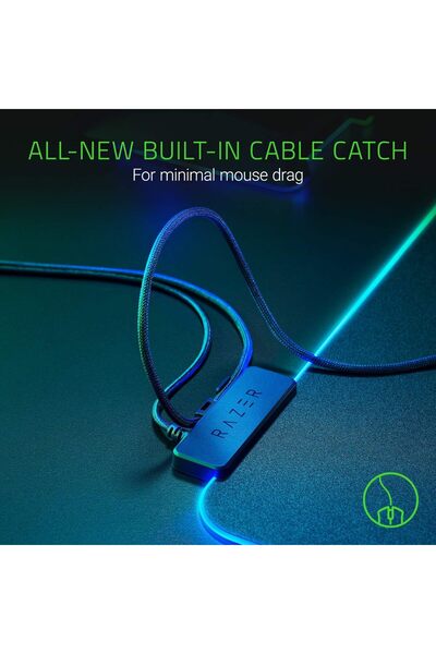 RAZER Firefly V2 Gaming Mouse Pad - Chroma RGB, Micro-Textured Surface