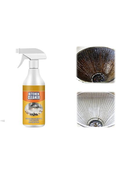 AZONEE بخاخ رغوة لإزالة شحوم المطبخ (120 مل) - منظف قوي لإزالة الشحوم من أسطح...