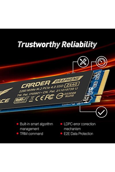 genernic TEAMGROUP Team T-Force Cardea Zero Z440 - 1TB NVMe PCIe 3.0 x4 SSD