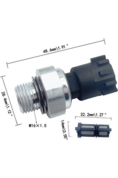 KASTWAVE 12673134 Oil Pressure Sensor, Engine Oil Pressure Sensor Switch Sending Unit