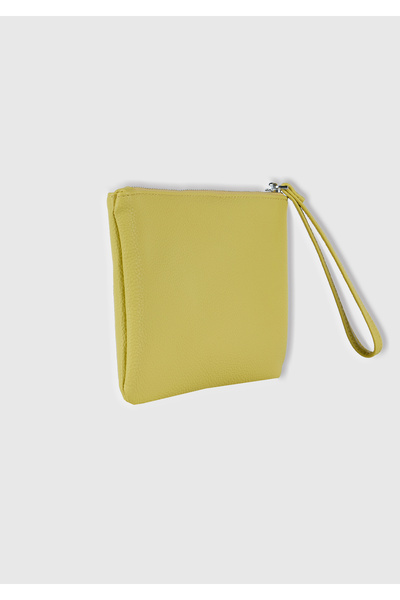 United Colors of Benetton Unisex yellow clutch bag