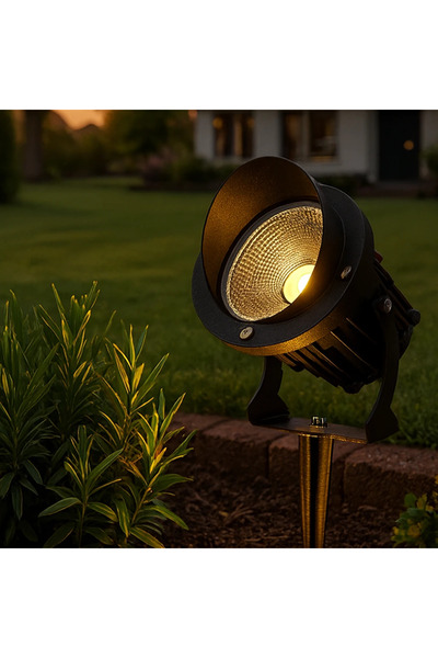 Hammer كشاف حديقة غرس متحرك لون الانارة اصفر 15 واط