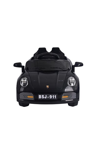 Toybox Luxury Electric Ride-On Car with 2 Seats and Sound Effects, Black