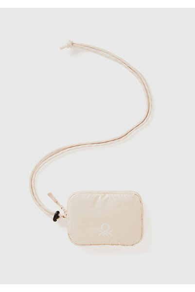 United Colors of Benetton Unisex cream coin purse