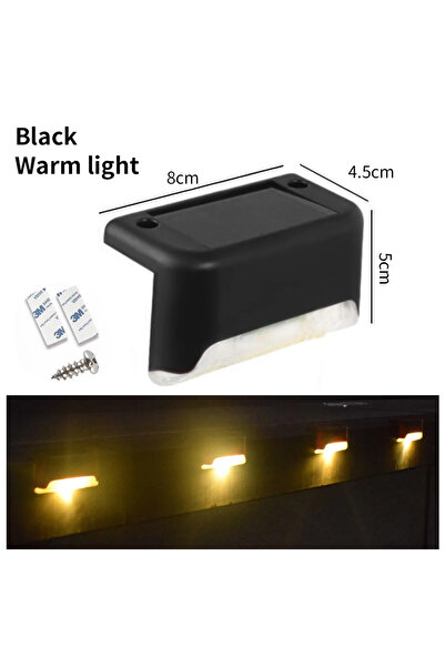 Choice 8 قطع من مصابيح LED الشمسية الدافئة باللون الأسود، 32 قطعة، مصابيح LED...