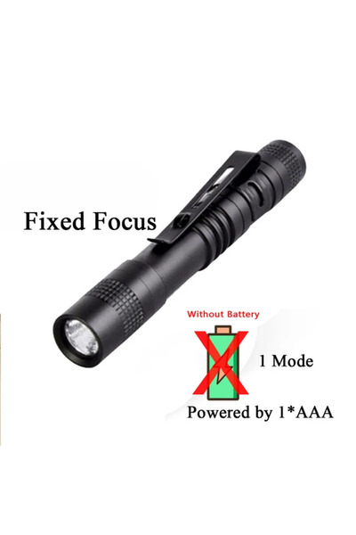 Choice مصباح يدوي قصير صغير LED XPE محمول على شكل قلم ضوء مقاوم للماء للتخييم في حالات الطوارئ والمشي في الهواء الطلق