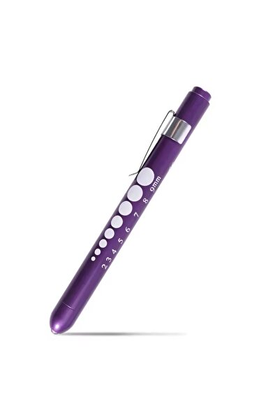 Choice قلم طبي صغير محمول بضوء أبيض أرجواني (رأس محدب) مصباح يدوي LED صغير أب...