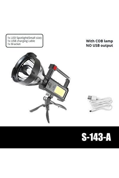 Choice الحزمة أ- مصباح يدوي LED عالي الطاقة XPE مقاوم للماء وفانوس صيد قوي قابل لإعادة الشحن عبر USB