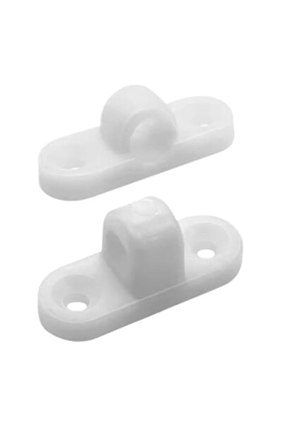 crt Set de 2 cleme pentru copertină/cort rulotă, CRT, Premium Caravan, Plastic, Alb