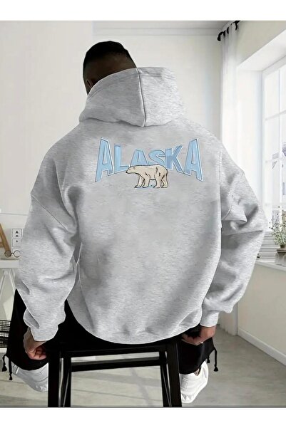 Oceanwear Men's Sweatshirt Alaska Printed Oversized