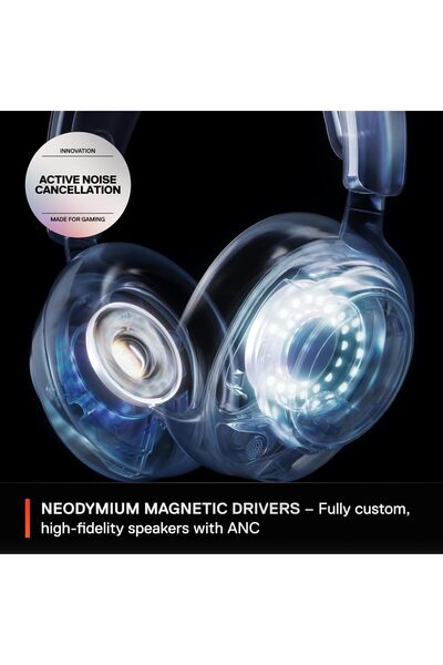 SteelSeries Arctis Nova Pro Wireless Gaming Headset (Xbox Series X/S, PC, PS5, Switch) - White