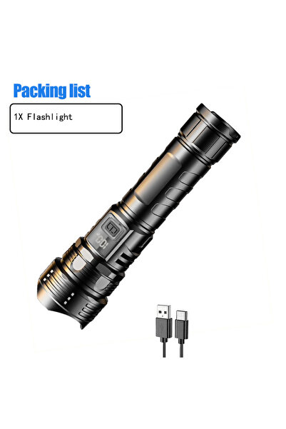 Choice 1 قطعة مصباح يدوي قوي LED فائق السطوع مصباح تكتيكي ضوء كشافات الطوارئ تلسكوبي تكبير L
