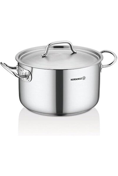 KORKMAZ Gastro Proline Stainless Steel Pot, 14 cm