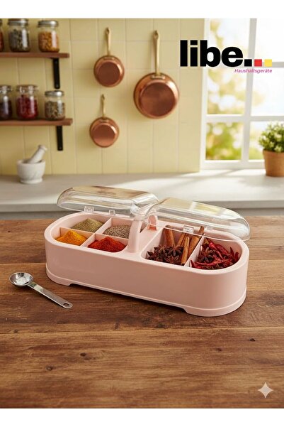 LİBE Countertop Pink Spice Rack