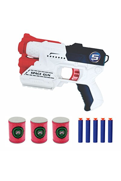 Chanak لعبة مسدس الفضاء باور شوت ٣ في ١، مسدس رصاص ناعم مع سهام إسفنجية وعلب ...