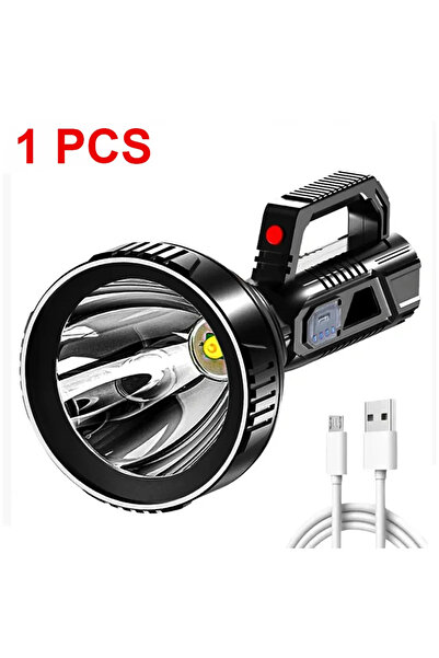 Choice BK788 1 قطعة مصباح يدوي LED جديد عالي الطاقة مقاوم للماء وفانوس صيد شعلة USB قابلة لإعادة الشحن قوية