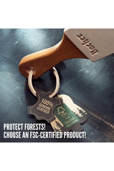 Bacher Premium Double-Sided Leather Strop Kit with Polishing Compounds