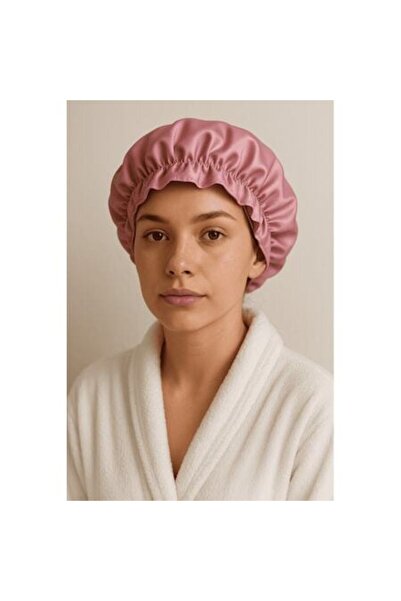 Mixbo Bonetă de păr satinată pentru femei cu elastic, roz