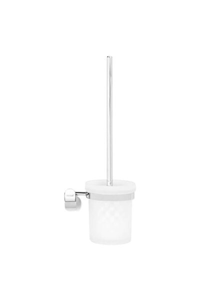 Maison Mex Suport perie WC sticla EVA L.14 l.10.5 H.35 cromat