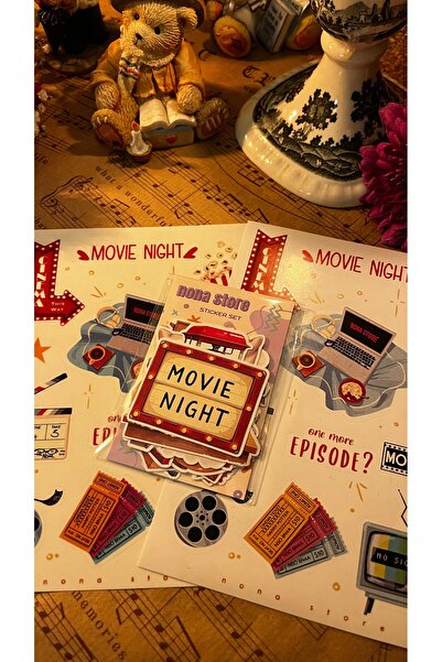 NONA Film Temalı Sticker Sayfası / Bullet Journal / Scrapbooking