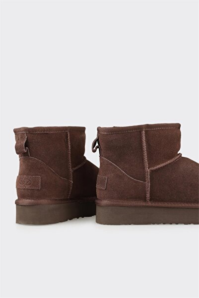 Elle Shoes Kahve Deri Kadın Günlük Bot