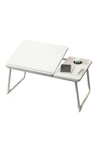 OEM Masa pliabila pentru laptop cu suport pentru pahar reglabila pe inaltime 5 pozitii ALBA