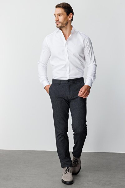 İgs ERKEK SİYAH REGULARFIT / RAHAT KALIP STD PANTOLON