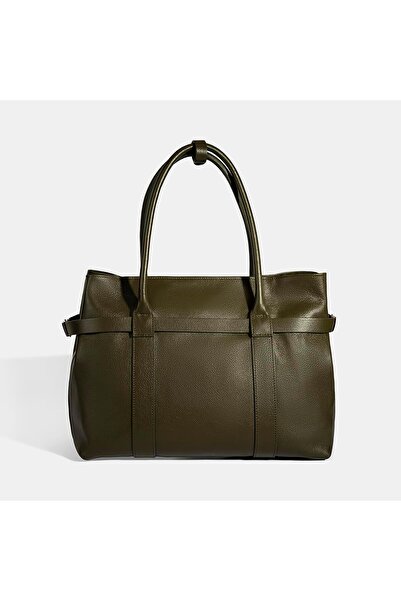 Desa Women's Green Wallet Leather Shoulder Bag with Accessories