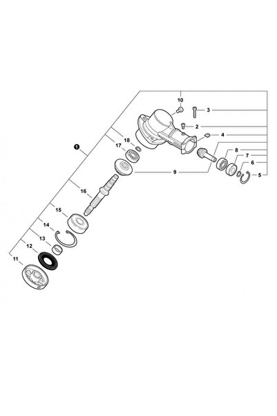 Roco Angrenaj inferior motocoasa 28mm patrat