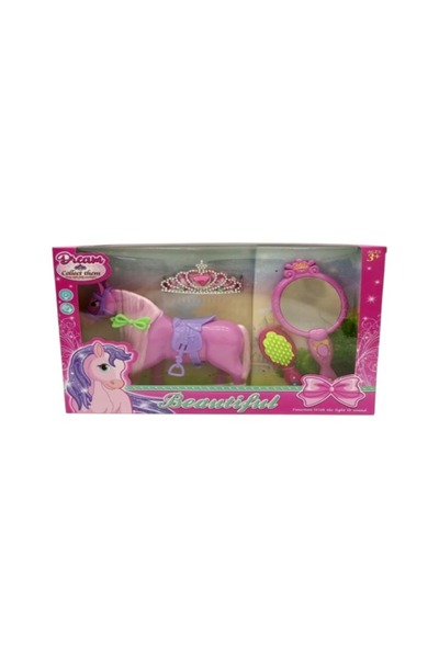 Toysea Deluxe Flashing Horse Toy with Sound, Mirror Effect & Interactive Ligh...