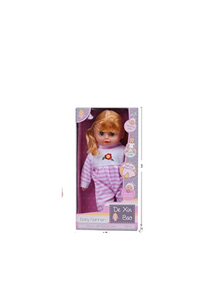 Toysea 13-Inch Soft-Bodied Baby Nannan Doll with Sleeping Eyes, Deluxe Cotton Outfit