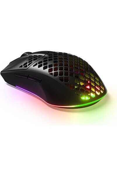 SteelSeries Aerox 3 Wireless - Super Light Gaming Mouse - 18,000 CPI - Black