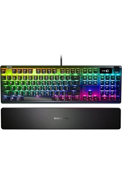 SteelSeries Apex 7 - Mechanical Gaming Keyboard - OLED Display - Red Switches - American (QWERTY) La