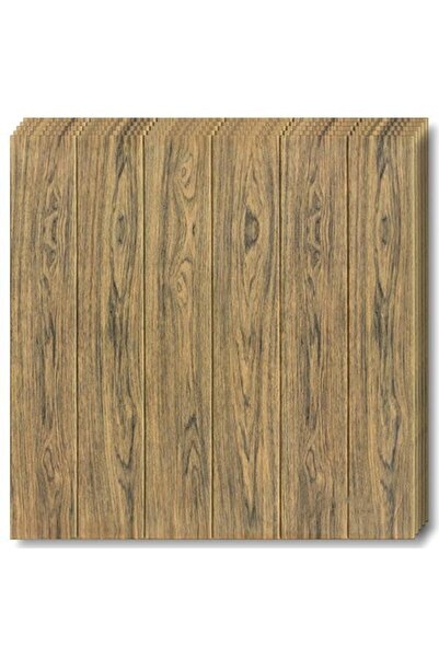 OEM Set of 10 3D Wallpaper Tiles, 70 x 70 cm, Thickness 3 mm, Resin, Wood Tile Type, A