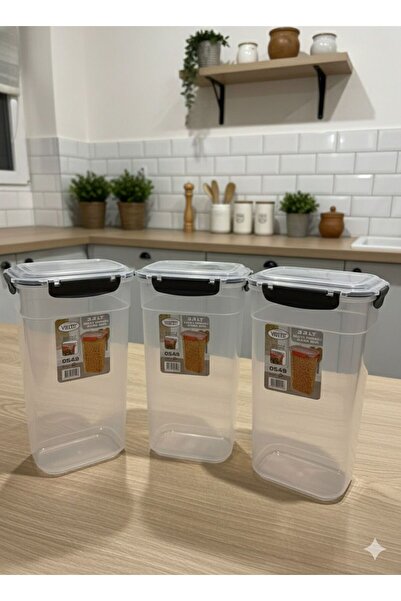 Estava Home حاوية تخزين ميجا بوي 3 قطع 3.2 لتر