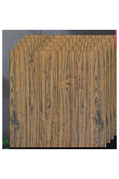 OEM Set of 10 3D Wallpaper Tiles, 70 x 70 cm, Thickness 3 mm, Resin, Wood Tile Type, A