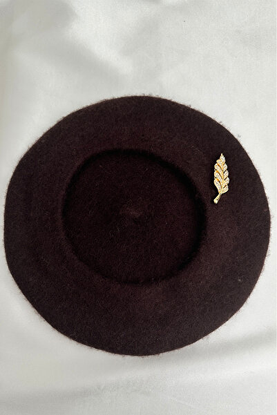 Modex Brooch Detail French Painter Felt Beret