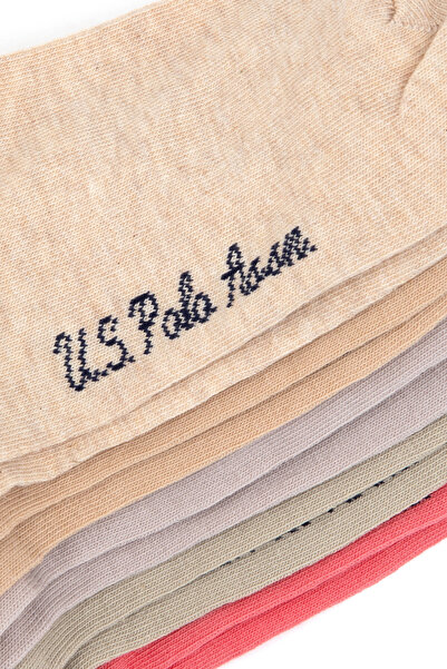 U.S. Polo Assn. Women's Cream Melange Socks 50314744-Vr159