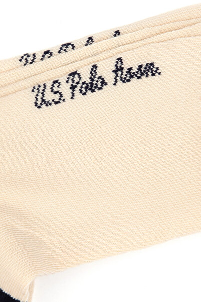 U.S. Polo Assn. Women's Cream Socks 50314748-Vr256
