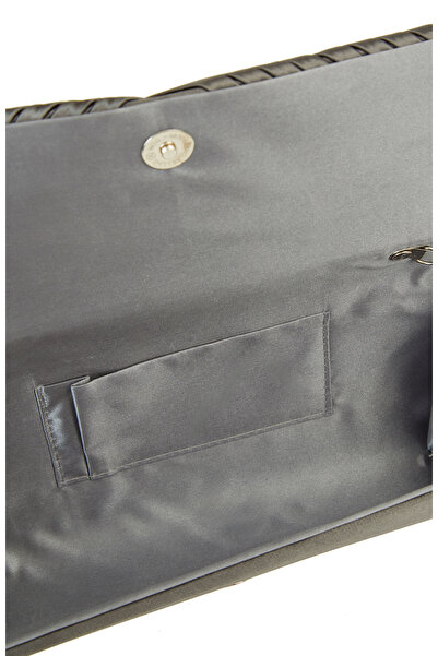Network Gri Kadın Taşlı Kadın Clutch