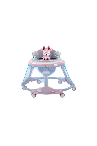 Mixbo Adjustable baby walker Mixbo, reindeer model, 6 months+, pink
