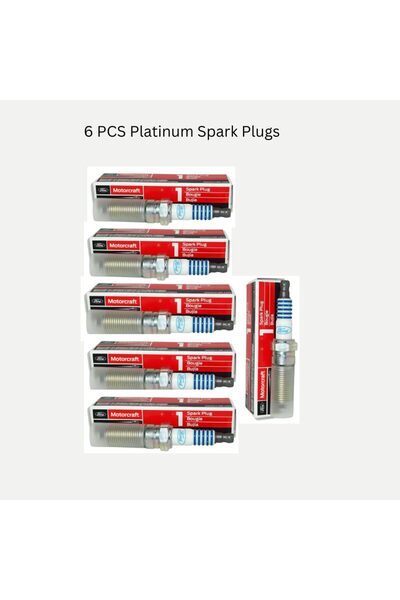 MOTORCRAFT SP-589 Platinum Spark Plugs, CYFS12YT6 (6)