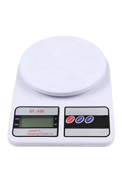 Generic Digital Kitchen Scale With Light White