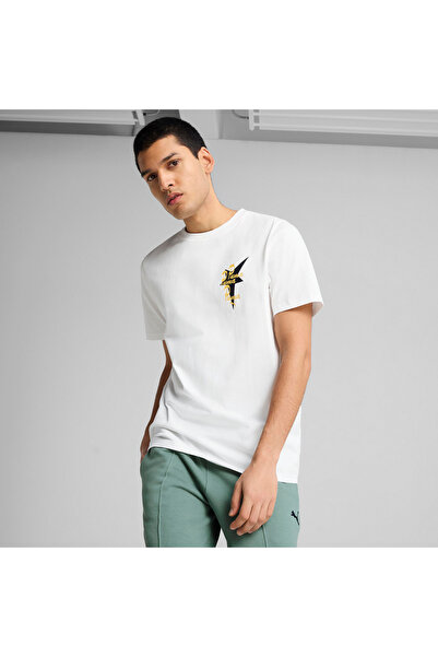 Puma Wardrobe Graphic Men's White T-Shirt