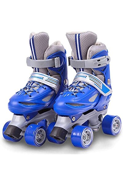 AGD أحذية تزلج بأربع عجلات قابلة للتعديل للمبتدئين للأولاد والبنات XS (27-30 سم)