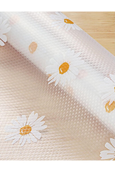 OEM Shelf protection film 45 x 300cm with white flowers