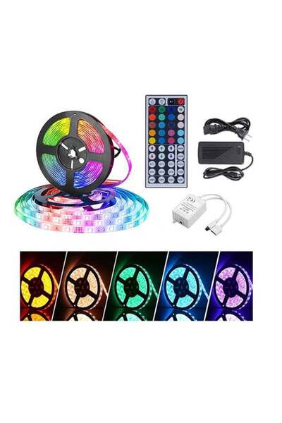 Generic شريط إضاءة LED من ستريب صن مقاوم للماء متعدد الألوان